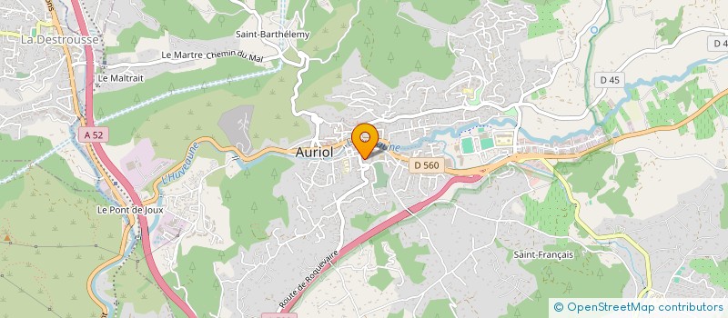 localisation de l'entreprise MADAME BERHEDIG LE FLOC'H  AURIOL