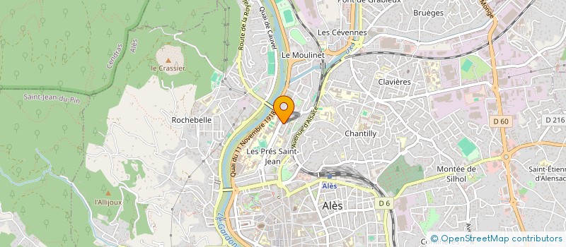 localisation de l'entreprise MADAME BERIEM BENSID  ALES