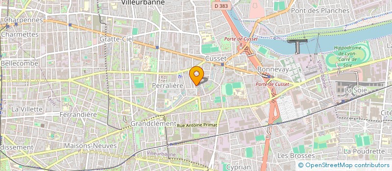 localisation de l'entreprise MADAME BERIVAN ALI  VILLEURBANNE