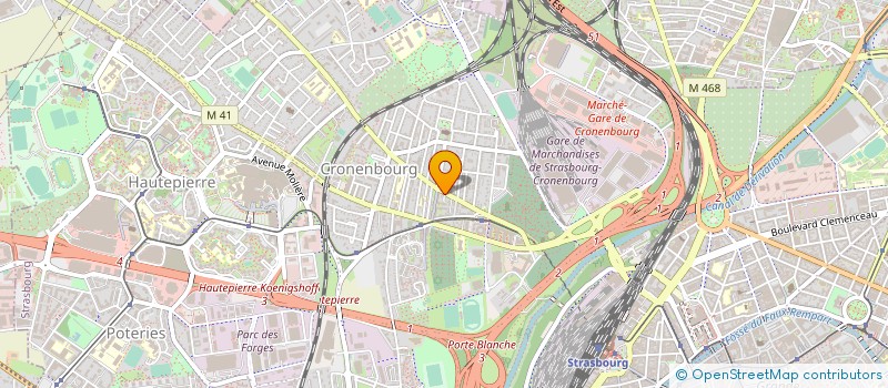 localisation de l'entreprise MADAME BERIVAN TUKENMEZ à STRASBOURG