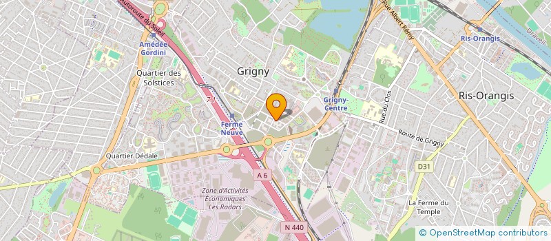 localisation de l'entreprise MADAME BERLINE FENIL  GRIGNY