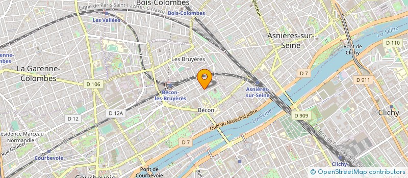 localisation de l'entreprise MADAME BERNADETA PAS à COURBEVOIE