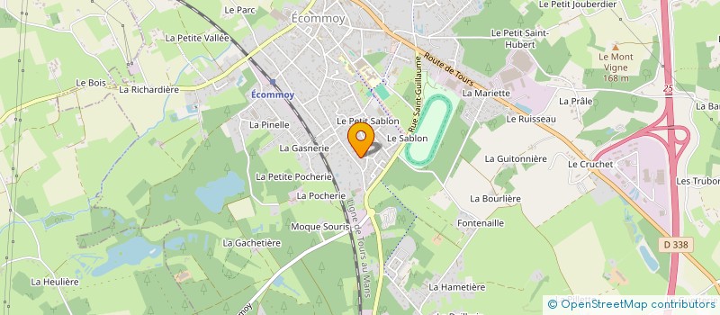 localisation de l'entreprise MADAME BERNADETE BLIN à TELOCHE