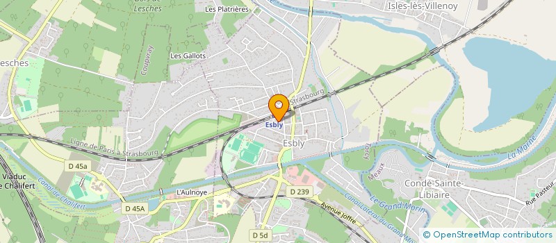 localisation de l'entreprise MADAME BERNADETT KURUCZ à ESBLY