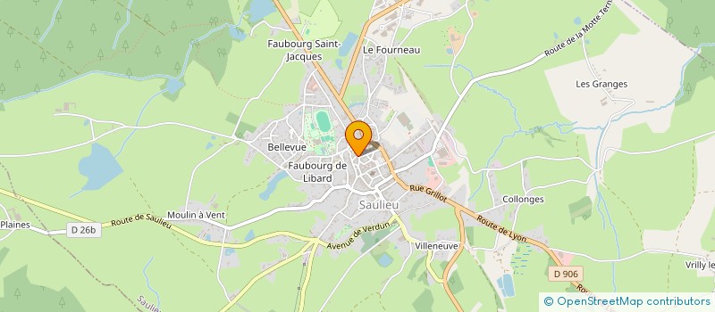 localisation de l'entreprise MADAME BERNADETT MAILLET  CHAMPEAU-EN-MORVAN