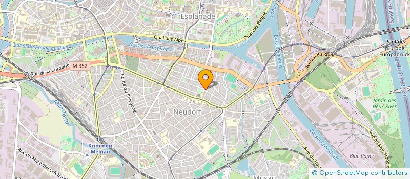 localisation de l'entreprise MADAME BERNADETT TAKACS  ILLKIRCH GRAFFENSTADEN