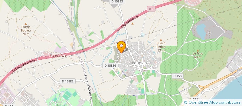 localisation de l'entreprise MADAME BERNADETTA KACWIN  LOUPIAN