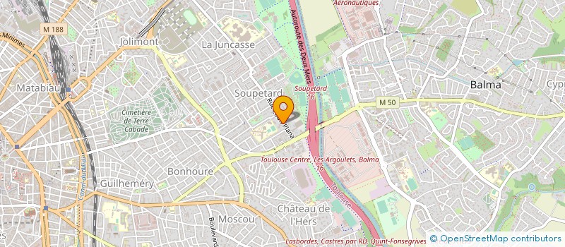 localisation de l'entreprise MADAME BERNADETTE AIT YAHIATENE à TOULOUSE