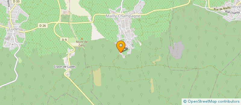 localisation de l'entreprise MADAME BERNADETTE ALBERT  MAILLY-CHAMPAGNE