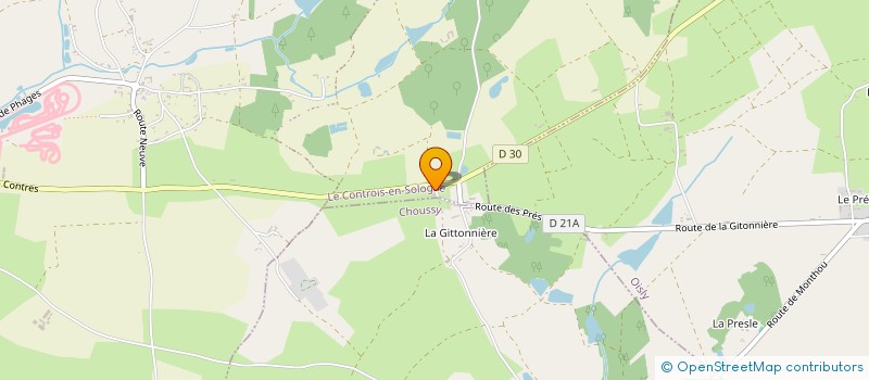 localisation de l'entreprise MADAME BERNADETTE ALMYR  CHOUSSY