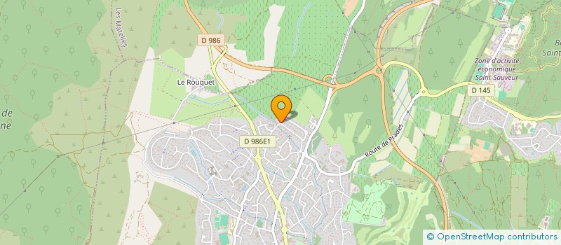 localisation de l'entreprise MADAME BERNADETTE ALVAREZ à SAINT-GELY-DU-FESC
