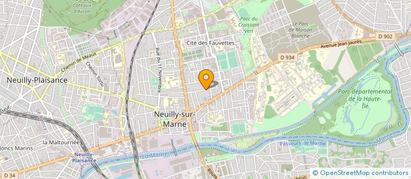 localisation de l'entreprise MADAME BERNADETTE ALVES VAZ à NEUILLY-SUR-MARNE
