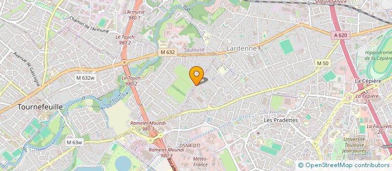 localisation de l'entreprise MADAME BERNADETTE ARCANGELI à TOULOUSE