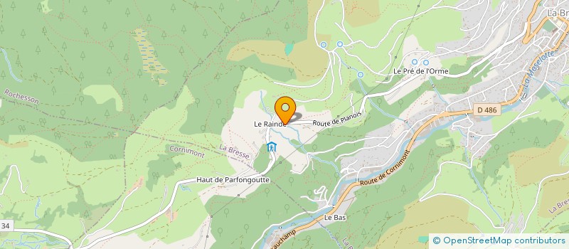 localisation de l'entreprise MADAME BERNADETTE ARNOULD  LA BRESSE