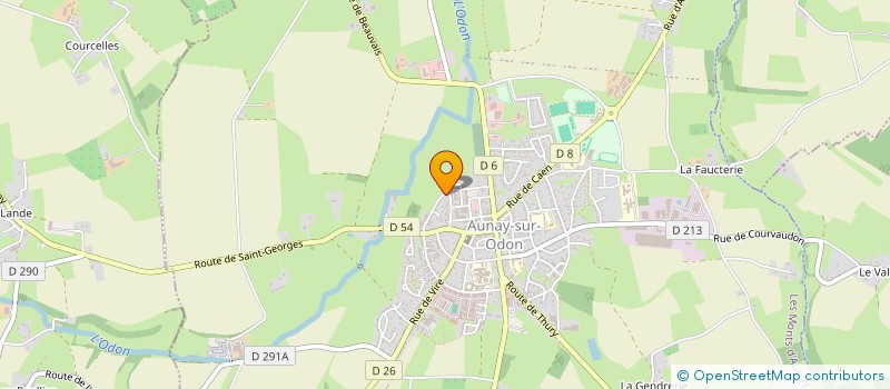 localisation de l'entreprise MADAME BERNADETTE AUVRAY  LES MONTS D'AUNAY