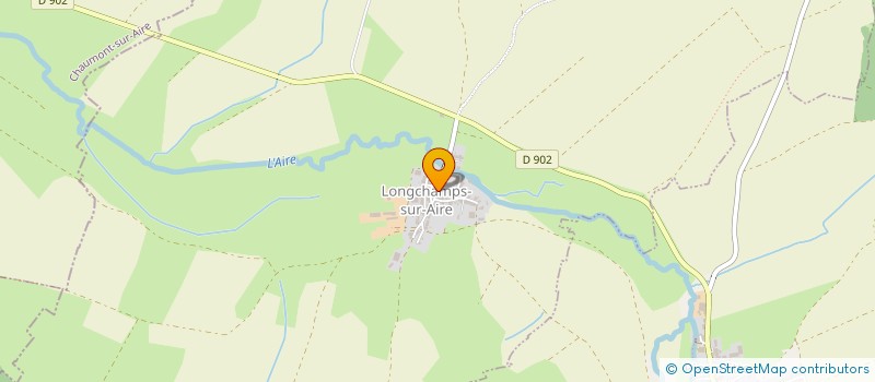 localisation de l'entreprise MADAME BERNADETTE AVERLANT  LONGCHAMPS-SUR-AIRE