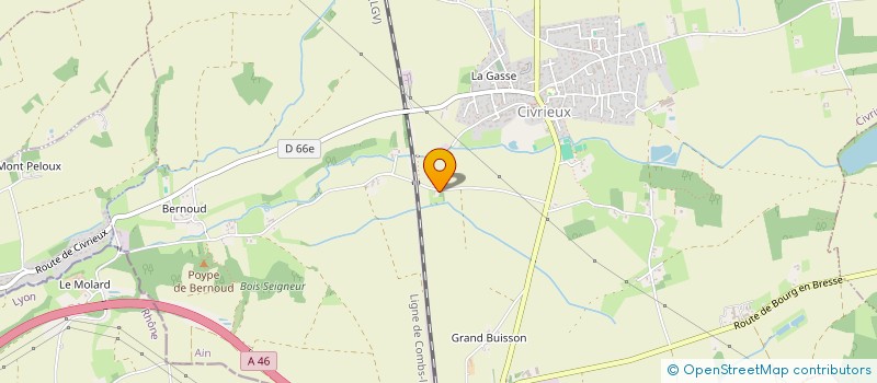 localisation de l'entreprise MADAME BERNADETTE BAISE  MIONNAY