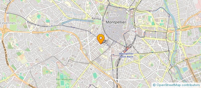 localisation de l'entreprise MADAME BERNADETTE BALDY à MONTPELLIER