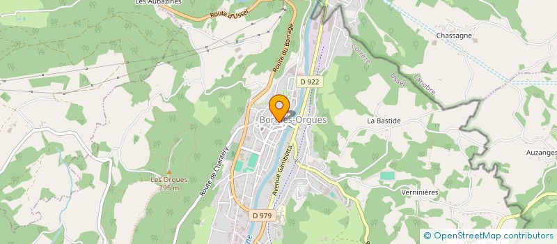 localisation de l'entreprise MADAME BERNADETTE BALLET à BORT-LES-ORGUES
