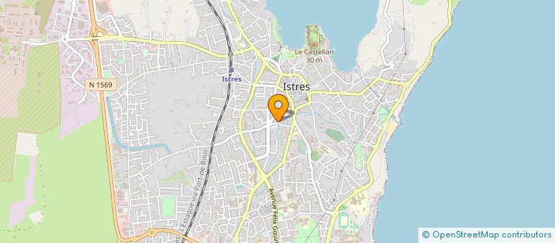 localisation de l'entreprise MADAME BERNADETTE BANDLER  ISTRES