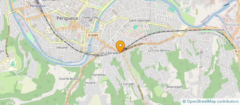 localisation de l'entreprise MADAME BERNADETTE BARDET  SANILHAC