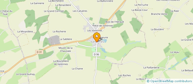 localisation de l'entreprise MADAME BERNADETTE BELHOMME à VARENNES