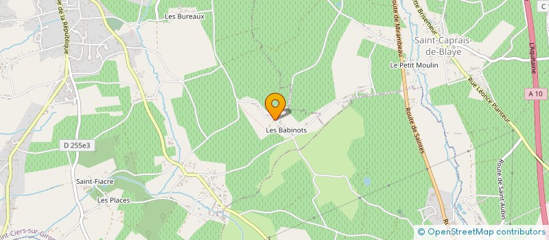 localisation de l'entreprise MADAME BERNADETTE BELLY  SAINT-CIERS-SUR-GIRONDE