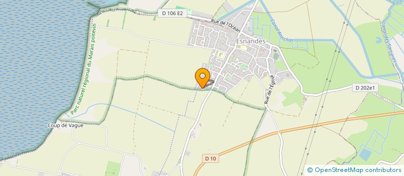 localisation de l'entreprise MADAME BERNADETTE BERGERON  ESNANDES