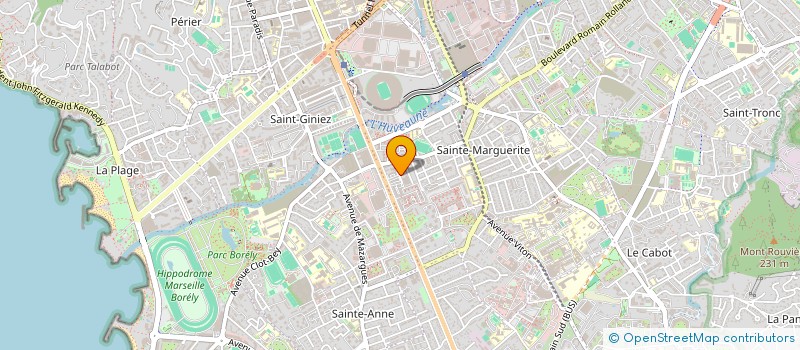 localisation de l'entreprise MADAME BERNADETTE BERGUER à MARSEILLE