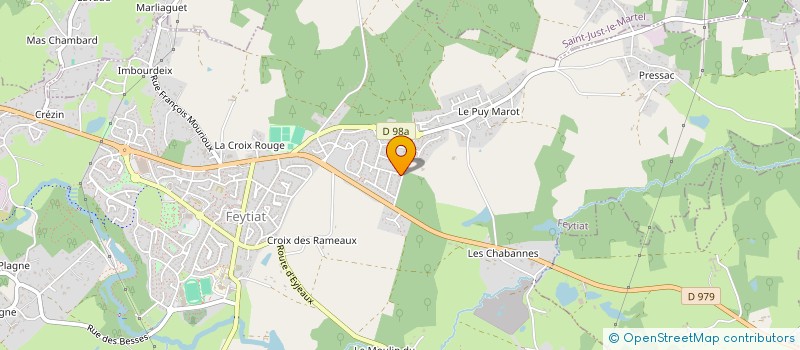 localisation de l'entreprise MADAME BERNADETTE BERLAND à FEYTIAT