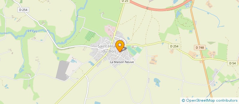 localisation de l'entreprise MADAME BERNADETTE BERNIER à LYS-HAUT-LAYON