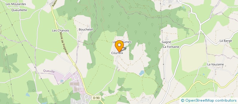 localisation de l'entreprise MADAME BERNADETTE BERTHIN  SAINT-GEORGES-DE-MONS