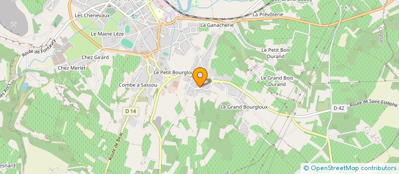 localisation de l'entreprise MADAME BERNADETTE BESSE à CHATEAUNEUF-SUR-CHARENTE