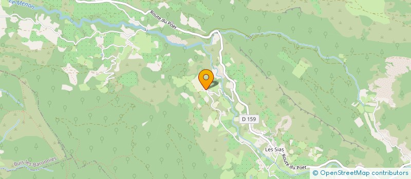 localisation de l'entreprise MADAME BERNADETTE BEYSSIER  MOLLANS-SUR-OUVEZE