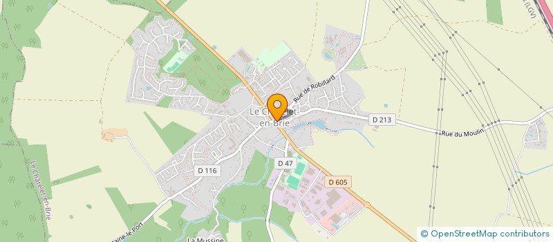 localisation de l'entreprise MADAME BERNADETTE BIAVA  LE CHATELET-EN-BRIE