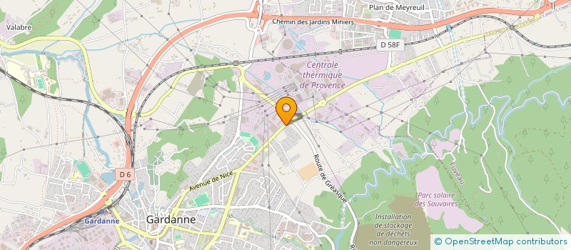 localisation de l'entreprise MADAME BERNADETTE BILLERI  GARDANNE