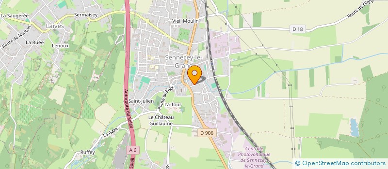 localisation de l'entreprise MADAME BERNADETTE BOISSON  SENNECEY-LE-GRAND