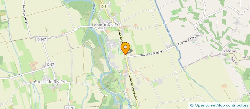 localisation de l'entreprise MADAME BERNADETTE BONCARRIEU  SOUBLECAUSE