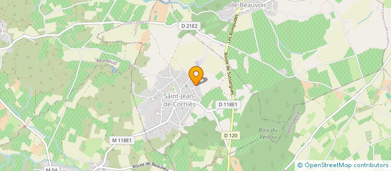 localisation de l'entreprise MADAME BERNADETTE BONDOIS  SAINT-JEAN-DE-CORNIES