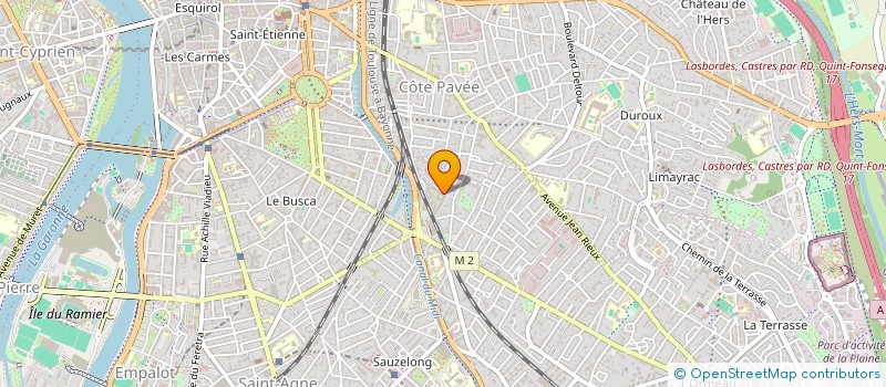 localisation de l'entreprise MADAME BERNADETTE BONNET à TOULOUSE
