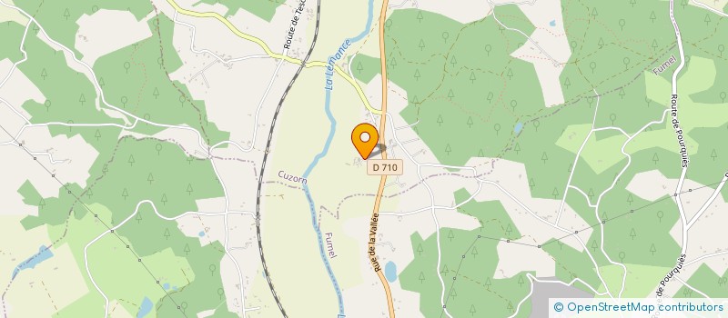 localisation de l'entreprise MADAME BERNADETTE BONNET  CUZORN