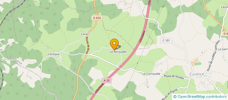 localisation de l'entreprise MADAME BERNADETTE BOUDY à LE VIGNON-EN-QUERCY