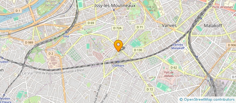 localisation de l'entreprise MADAME BERNADETTE BOUILLOT à ISSY-LES-MOULINEAUX