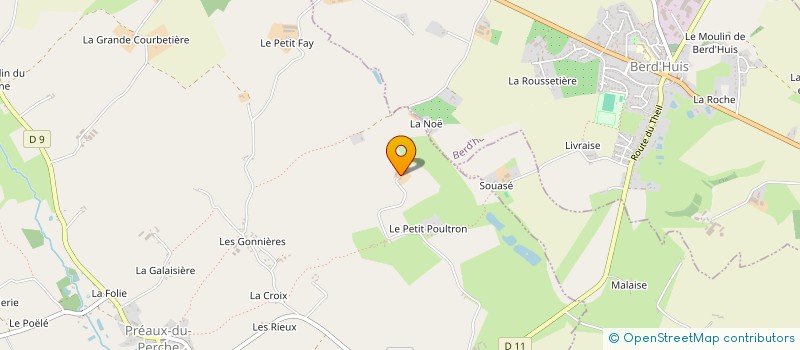 localisation de l'entreprise MADAME BERNADETTE BOULAY à PERCHE-EN-NOCE