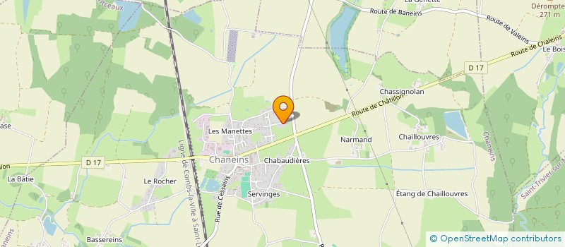 localisation de l'entreprise MADAME BERNADETTE BOUSCH  SAINT-TRIVIER-SUR-MOIGNANS