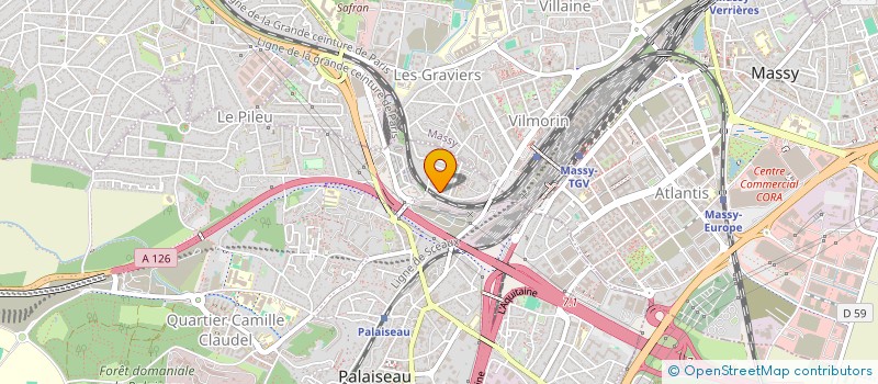 localisation de l'entreprise MADAME BERNADETTE BOUSQUET à PALAISEAU