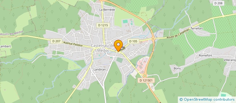 localisation de l'entreprise MADAME BERNADETTE BOUZIGUES à CASTELNAU-DE-MEDOC