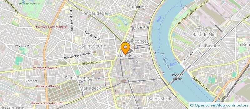 localisation de l'entreprise MADAME BERNADETTE BRETON  BORDEAUX