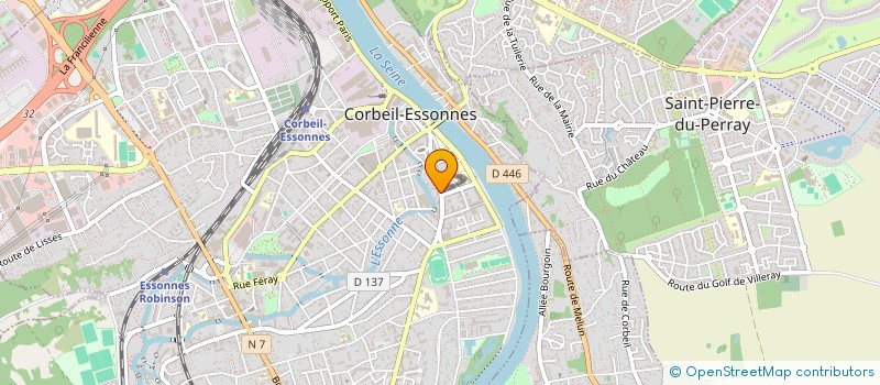 localisation de l'entreprise MADAME BERNADETTE CANALI à CORBEIL-ESSONNES
