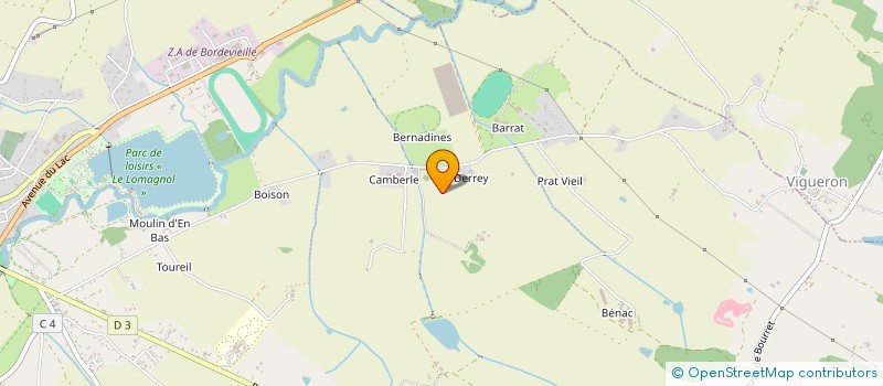 localisation de l'entreprise MADAME BERNADETTE CARADANT  BEAUMONT-DE-LOMAGNE